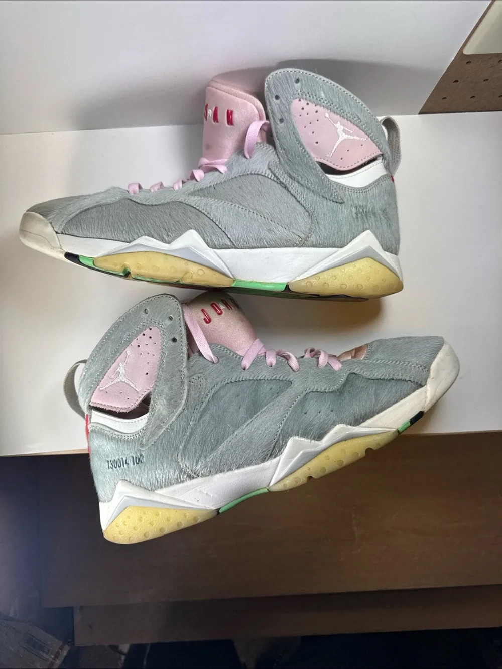 Air Jordan 7 Retro Hare 2.0 'Pink Pony' Men’s Size 10.5 Sneakers